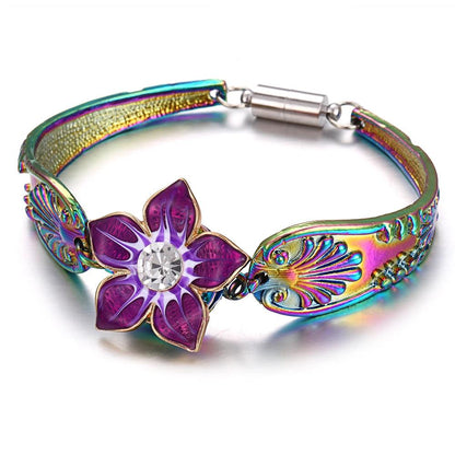 Bracelet Magnétique en Métal Coloré - Charme et Élégance pour Femme - Variante