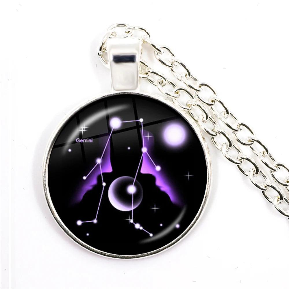 Collier Plaqué Argent Bélier - Bijou Zodiaque avec les 12 Constellations