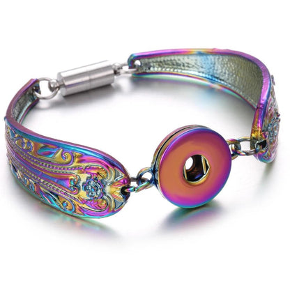 Bracelet Magnétique en Métal Coloré - Charme et Élégance pour Femme - Variante