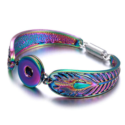 Bracelet Magnétique en Métal Coloré - Charme et Élégance pour Femme - Variante