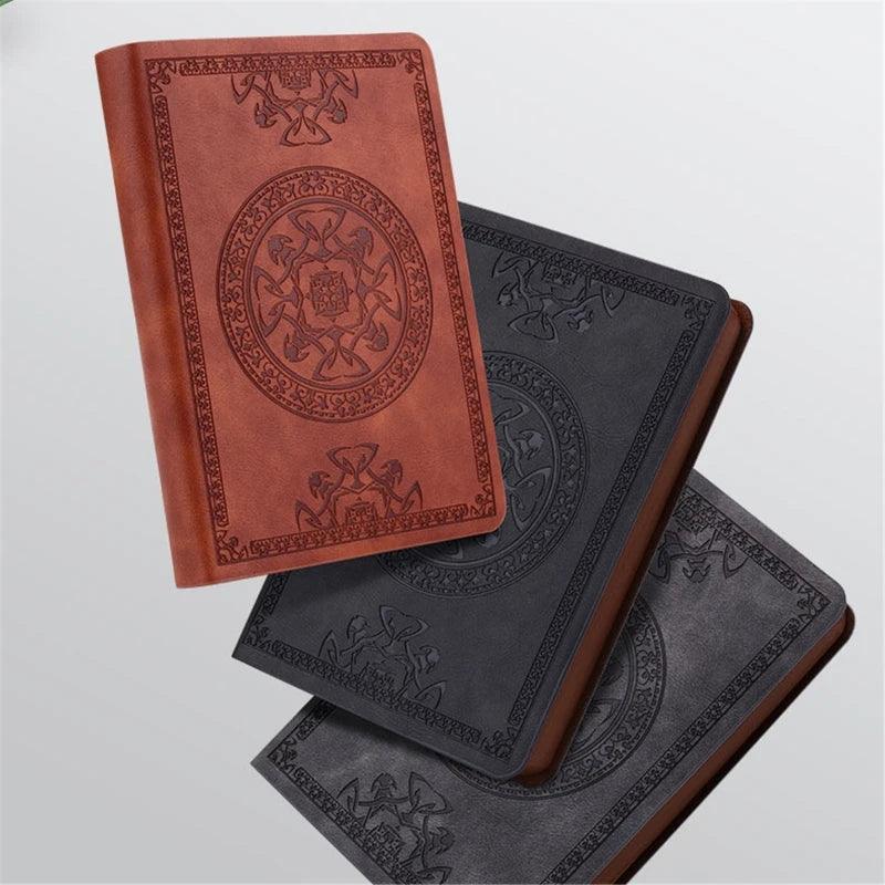 Bloc-Notes Portable en Cuir PU - Modèle Vintage pour Journal Intime