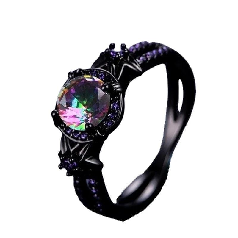 Bague Fleur en Topaze Mystique - Bijou Élégant et Spirituel