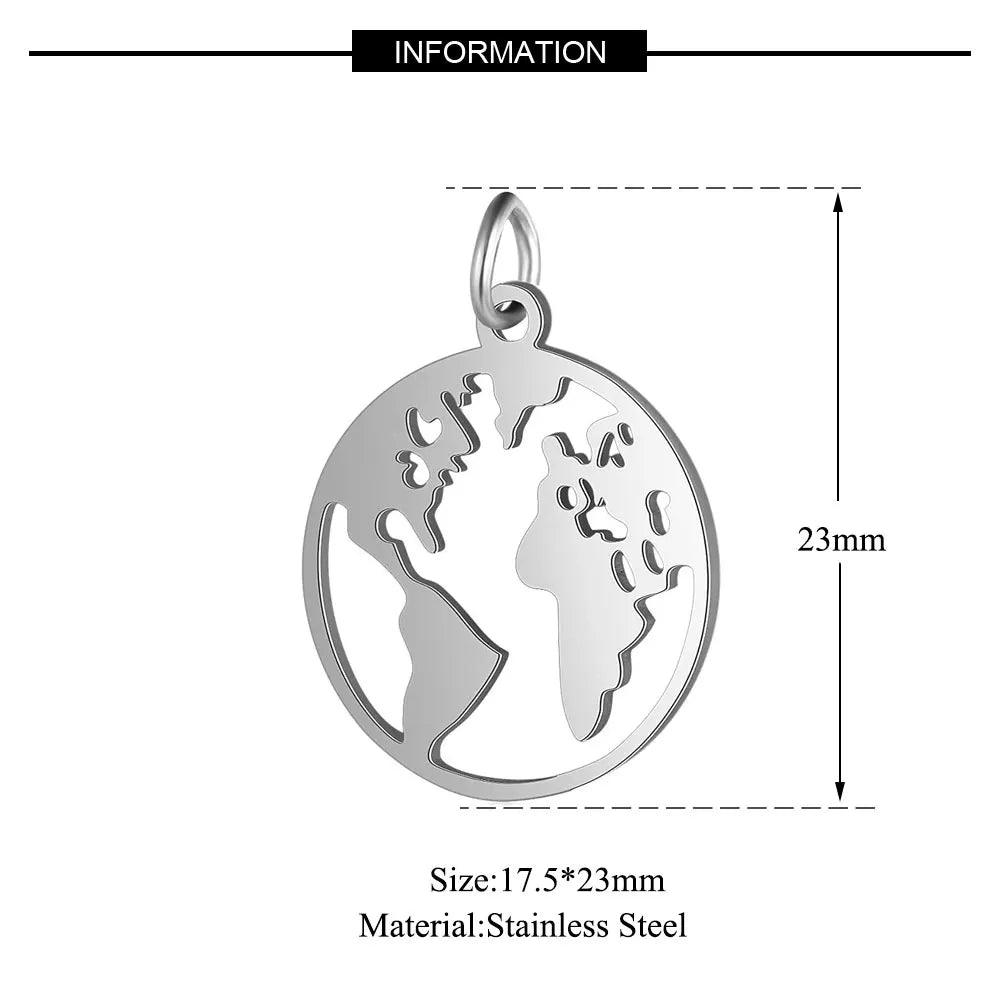 Pendentif Mystique en Acier Inoxydable - Connecteur pour Bijoux Ésotériques et Spirituels - Variante