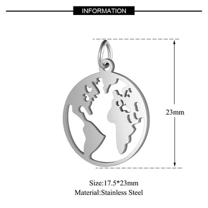 Pendentif Mystique en Acier Inoxydable - Connecteur pour Bijoux Ésotériques et Spirituels - Variante