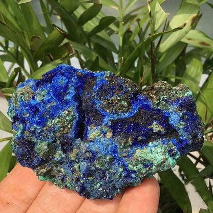 Pierre de Guérison Naturelle Azurite Malachite - Spécimen Mystique pour Reiki et Rituels