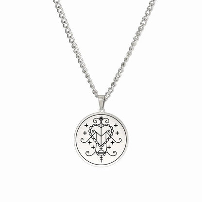 Collier Talisman Vintage en Acier Inoxydable Dawapara - Variante