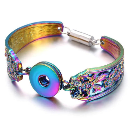 Bracelet Magnétique en Métal Coloré - Charme et Élégance pour Femme - Variante