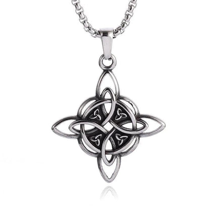 Collier Fleur de Vie et Chakra - Pendentif Spirituel en Acier Inoxydable et Géométrie Sacrée - Variante