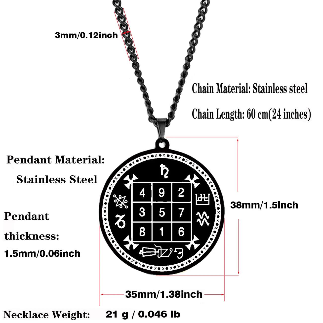 Collier en Acier Inoxydable avec Pendentif Rond - Élégance et Confort