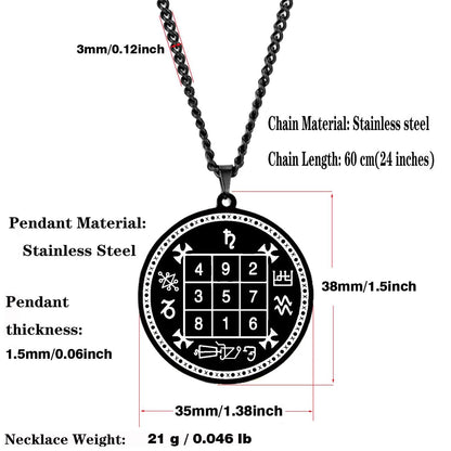 Collier en Acier Inoxydable avec Pendentif Rond - Élégance et Confort