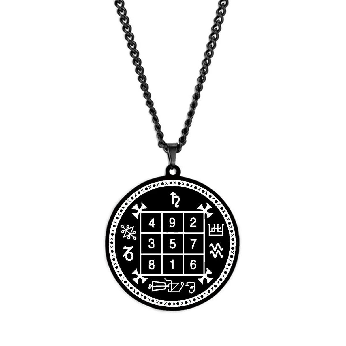 Collier en Acier Inoxydable avec Pendentif Rond - Élégance et Confort - Variante