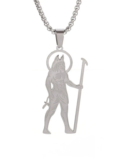 Collier Pendentif Œil de Dieu et Tête d’Aigle - Amulette Mystique et Protectrice pour Homme - Variante