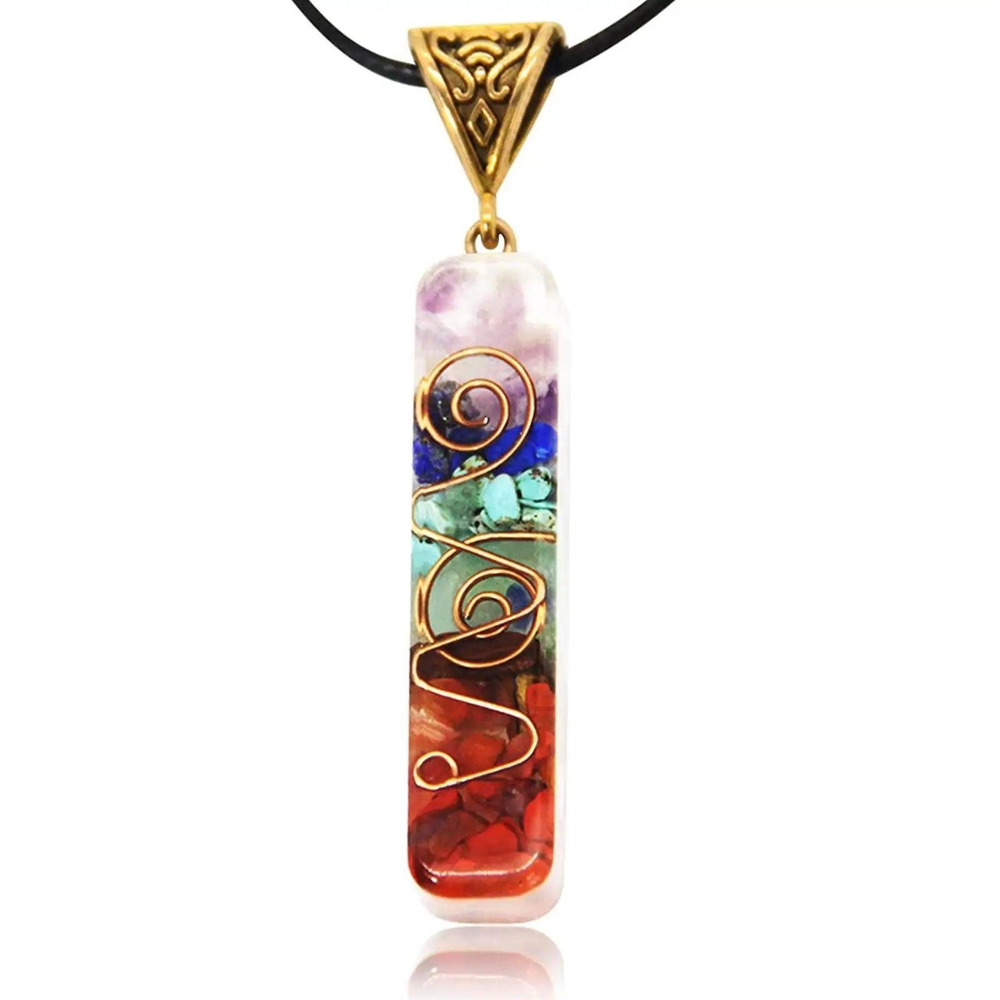 Pendentif en Cristal d’Énergie - Amulette Spirituelle pour Guérison Reiki et Méditation