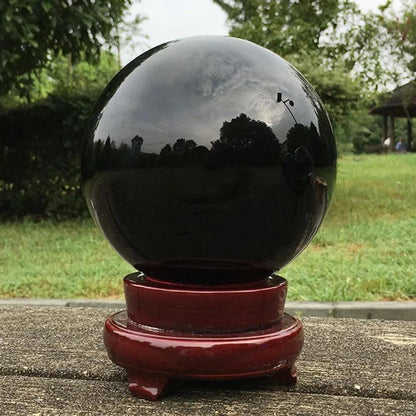 Boule de Cristal d'Obsidienne Napheal - Sphère de Guérison pour Méditation et Feng Shui