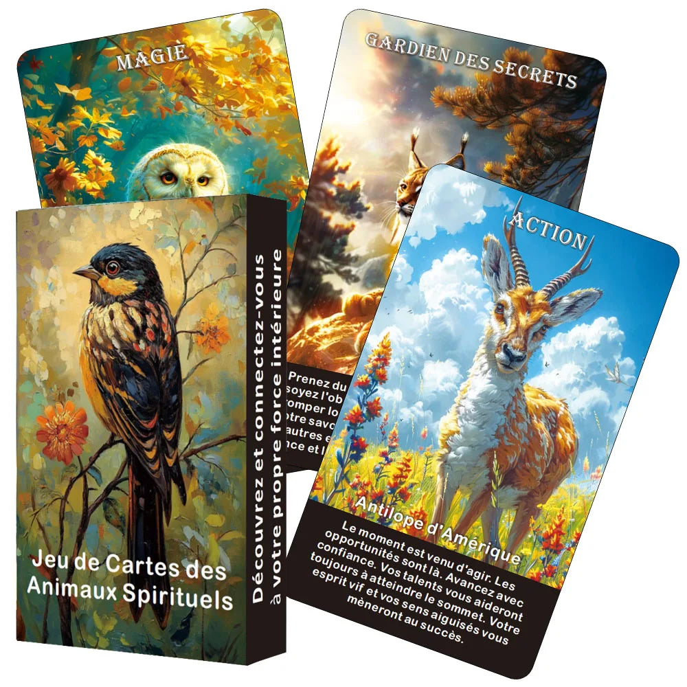 Ensemble de Cartes de Tarot pour Divination et Méditation