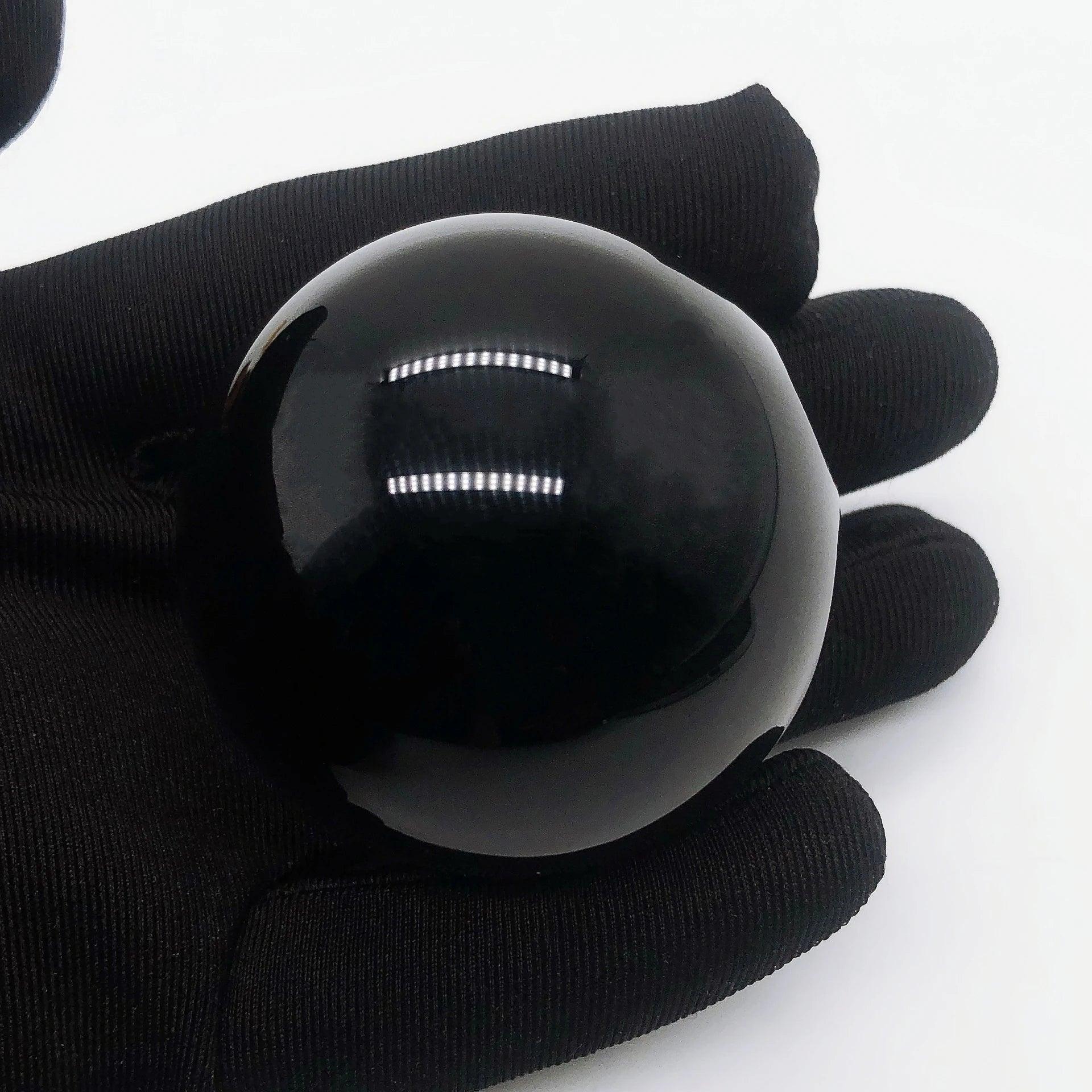 Sphère d’Obsidienne Noire Naturelle - Boule Magique pour Sorcellerie et Mysticisme