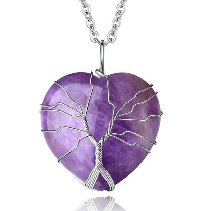 Collier Pendentif en Quartz Reiki - Bijou Spirituel en Pierre Naturelle - Variante