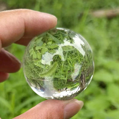 Boule de Verre Transparente - Accessoire Polyvalent pour Divination et Décoration