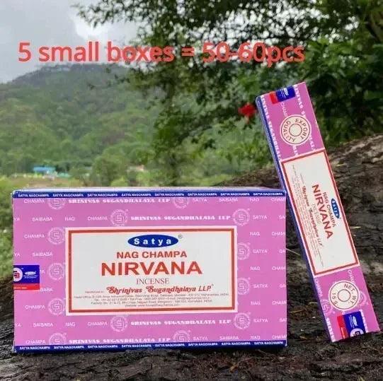 Collection d’Encens Indiens Nag Champa Satya - Bâtons Aromatiques pour Méditation - Variante