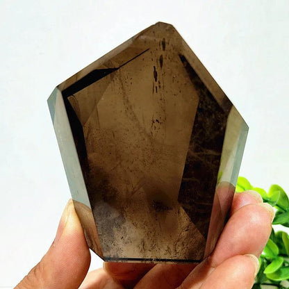 Ornements en Cristal de Quartz Fumé - Pierre Naturelle pour Rituel et Énergies Mystiques - Variante