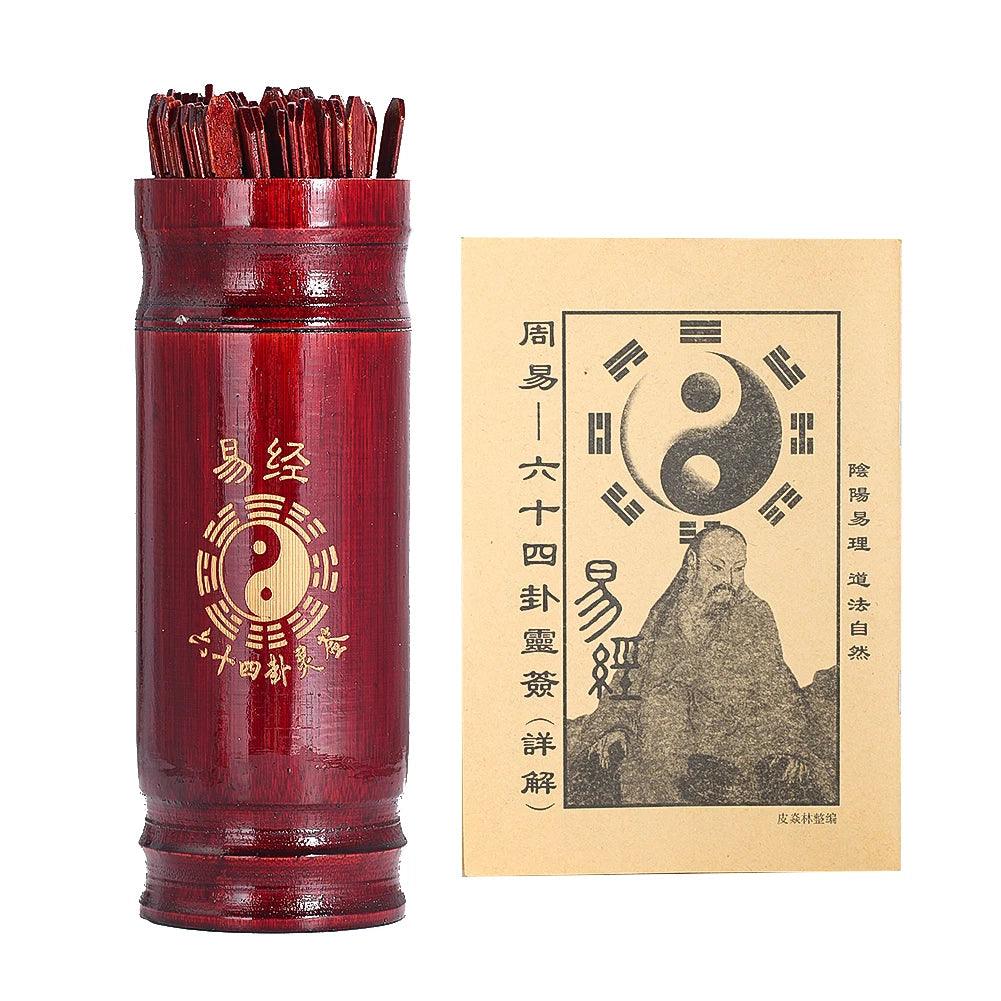 Bâtons de Divination Chinoise - Outils Mystiques pour Rituel et Prédictions - Variante