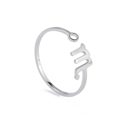 Bague Ajustable 12 Zodiaques - Élégance Minimaliste et Énergie Astrologique - Variante