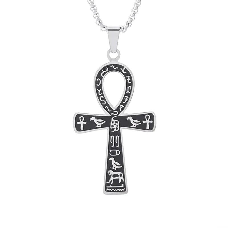 Collier Pendentif Croix Ankh - Bijou Mystique pour Hommes et Femmes