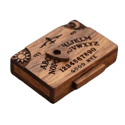 Mini Planche Ouija en Bois - Spirit Board Artisanale pour Divination - Variante