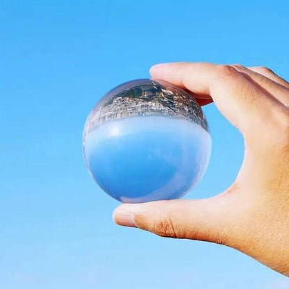 Boule de Verre Transparente - Accessoire Polyvalent pour Divination et Décoration