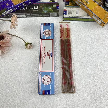 Collection d’Encens Indiens Nag Champa Satya - Bâtons Aromatiques pour Méditation