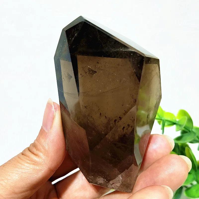 Ornements en Cristal de Quartz Fumé - Pierre Naturelle pour Rituel et Énergies Mystiques - Variante