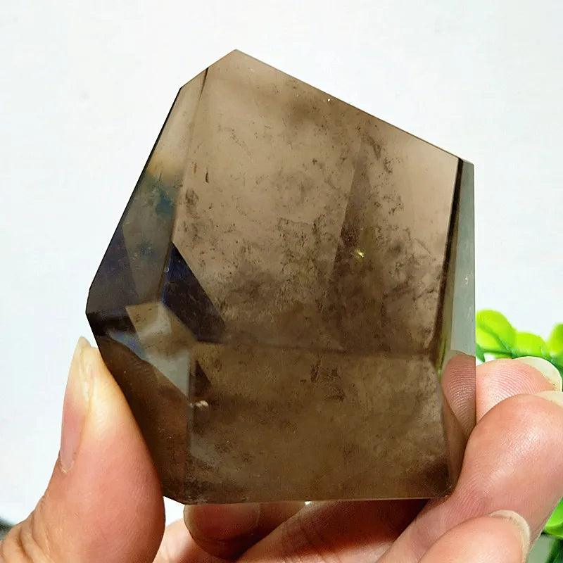 Ornements en Cristal de Quartz Fumé - Pierre Naturelle pour Rituel et Énergies Mystiques - Variante