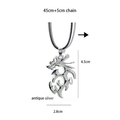 Collier Dragon Lumineux - Bijou Mystique pour Hommes et Femmes, Énergie Magique et Esotérique