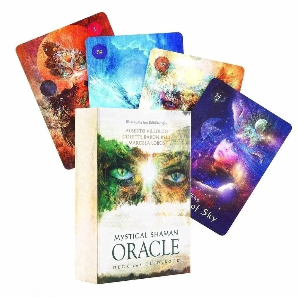 Jeu de Cartes Oracle Chaman Mystique - Tarot du Destin Mystérieux