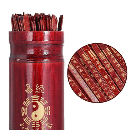 Bâtons de Divination Chinoise - Outils Mystiques pour Rituel et Prédictions