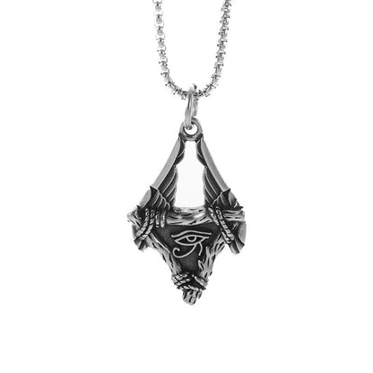 Pendentif en cuivre de forme ronde pour hommes - Accessoire de mode tendance - Variante